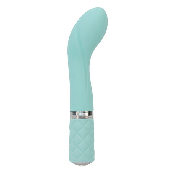 BMS Factory Pillow Talk Sassy G-Spot Vibrator Teal Swarovski Crystal USB Rechargeable Sex Toy