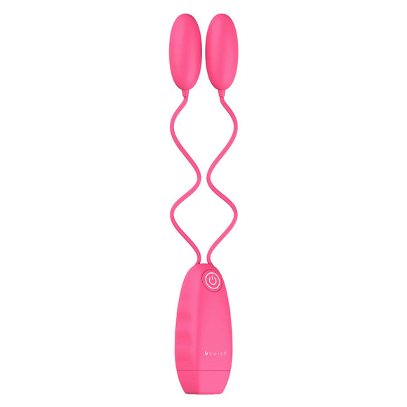 Bswish Classic Double Egg Vibrator Waterproof Dual Bullet Womens Massage Sex Toy