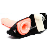 Easy Hollow Vibrating Strap-On Dildo