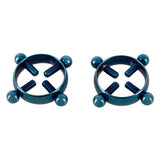Bad Kitty Blue Moon Nipple Jewellery Non-Piercing Metal Screw Vice Clamps