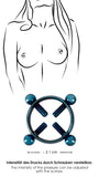 Bad Kitty Blue Moon Nipple Jewellery Non-Piercing Metal Screw Vice Clamps