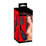 Bad Kitty Intimate Shower Anal Douche 3 Attachments Wash Cleaner Bulb Clyster