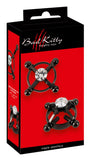 Bad Kitty Shiny Star Gem Nipple Jewellery Non-Piercing Metal Screw Vice Clamps