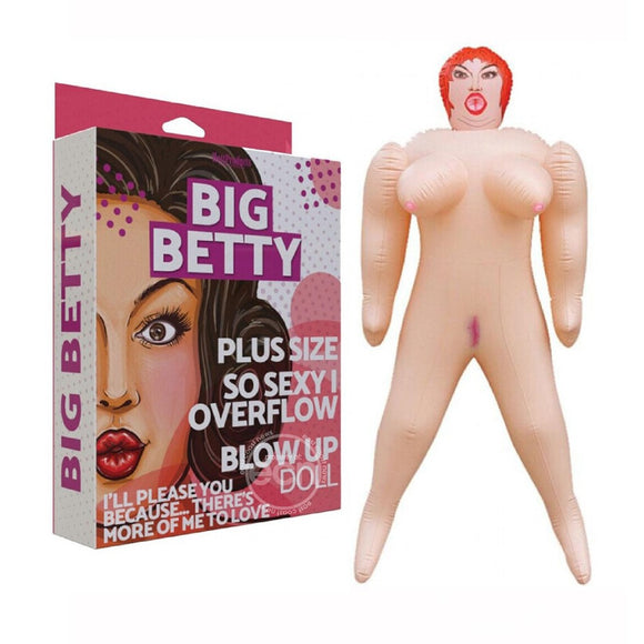 Big Betty Plus Size Blow Up Doll Fat Inflatable Large Lady Giant Tits Stag Sex Toy