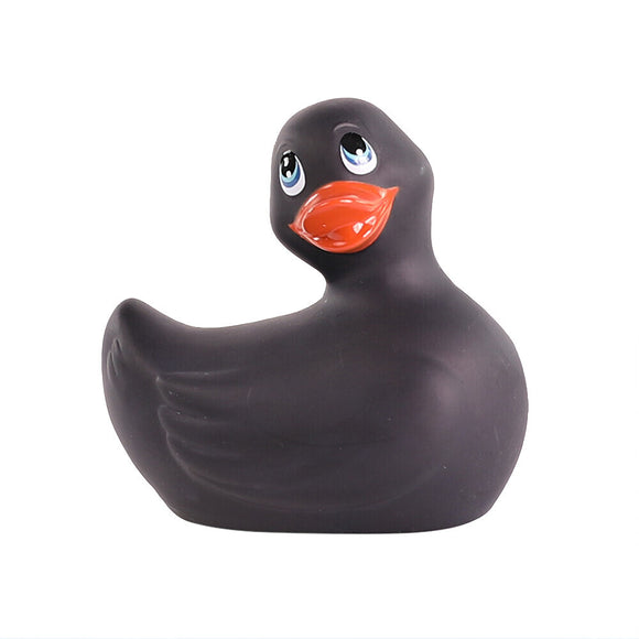 Big Teaze I Rub My Duckie Classic Black Rubber Bath Duck Vibrator Cute Relax Body Massager
