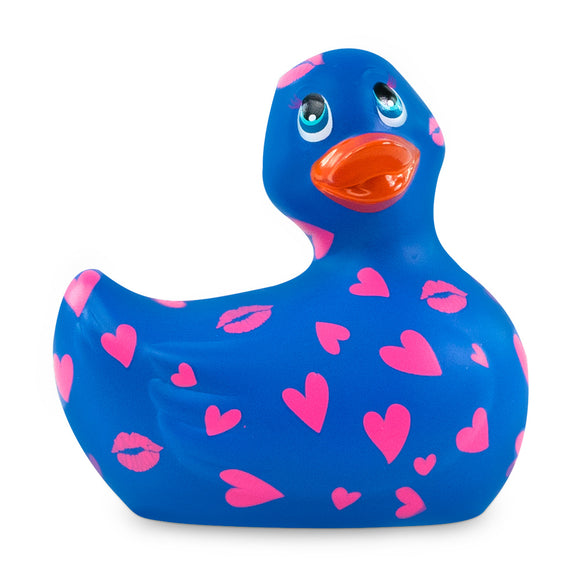 Big Teaze I Rub My Duckie Romance Blue Kisses Bath Tub Body Massager Quiet Rubber Duck Vibrator