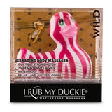 Big Teaze I Rub My Duckie Wild Tiger Bath Tub Body Massager Quiet Rubber Duck Vibrator Fun Gift