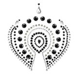 Bijoux Indiscrets Flamboyant Adhesive Rhinestone Body Jewellery Set Black Gem Decorations
