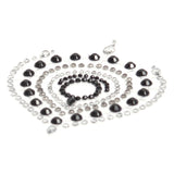 Bijoux Indiscrets Flamboyant Adhesive Rhinestone Body Jewellery Set Black Gem Decorations