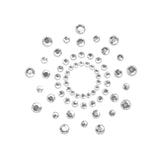Bijoux Indiscrets Mimi Rhinestone Nipple Pasties Silver Gem Body Jewellery Decoration Set