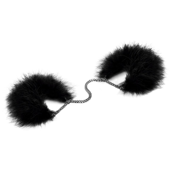 Bijoux Indiscrets Za Za Zu Luxury Feather Hand Cuffs Sexy Wrist Restraints