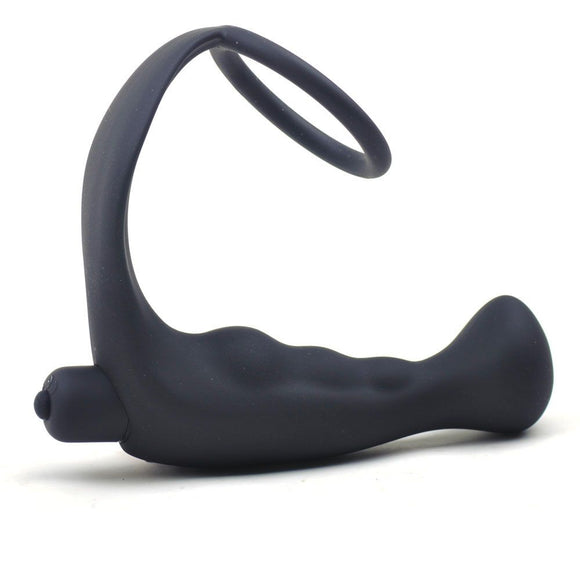 Prostate Massager Anal Plug Bullet Vibrator Cock Ring Mens Butt Toy