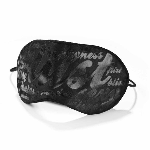 Bijoux Indiscrets Blind Passion Black Satin Eye Mask Erotic Blindfold