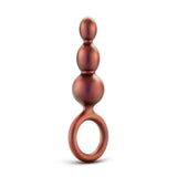 Blush Anal Adventures Matrix Beaded Loop Bronze Silicone 3 Bead Butt Plug Unisex Sex Toy