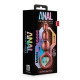 Blush Anal Adventures Matrix Beaded Loop Bronze Silicone 3 Bead Butt Plug Unisex Sex Toy