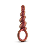 Blush Anal Adventures Matrix Spiral Loop Bronze Silicone Screw Bead Butt Plug Sex Toy
