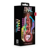 Blush Anal Adventures Matrix Spiral Loop Bronze Silicone Screw Bead Butt Plug Sex Toy