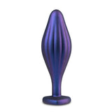 Blush Anal Adventures Matrix Wavy Bling Sapphire Crystal Heart Gem Jewel Butt Plug Sex Toy