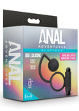 Blush Anal Adventures Platinum Butt Plug Ball Vibrating Cock Ring Massager Penis Bullet