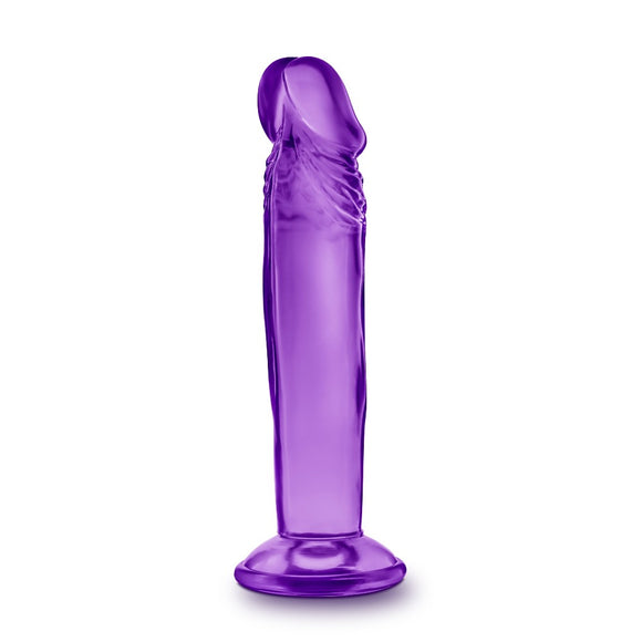 Blush B Yours Sweet N Small 6 Inch Purple Realistic Penis Dildo Suction Fun Sex Toy