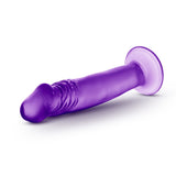 Blush B Yours Sweet N Small 6 Inch Purple Realistic Penis Dildo Suction Fun Sex Toy