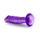 Blush B Yours Sweet N Small 6 Inch Purple Realistic Penis Dildo Suction Fun Sex Toy
