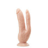 Dr. Skin 8 Inch DP Cock Double Penetration Realistic Duo Penis Dildo Suction Cup