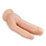 Dr. Skin 8 Inch DP Cock Double Penetration Realistic Duo Penis Dildo Suction Cup