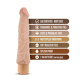 Blush Dr Skin Cock Vibe #1 Realistic Penis Speed Twist Dial Vibrator Sex Toy