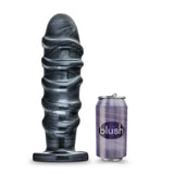Blush Jet Annihilator 11 Inch Black Carbon XL Butt Plug Suction Cup Anal Dildo Probe Hardcore Sex Toy