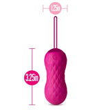 Blush Lush Carina Gyrating Egg Vibrator Velvet Remote Control Couples Play USB Sex Toy