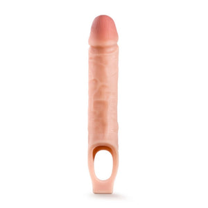 Blush Performance Cock Sheath 10 Inch Penis Extender Sleeve Girth Ball Strap
