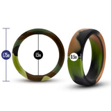 Blush Performance Silicone Camo Cock Ring Stretchy Camouflage Penis Erection Enhancer Aid