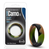 Blush Performance Silicone Camo Cock Ring Stretchy Camouflage Penis Erection Enhancer Aid