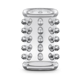 Stay Hard Cock Sleeve 02 Clear Studded Penis Dildo Sheath Sex Enhancer