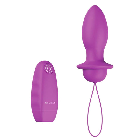 Bswish Bfilled Classic Unleashed Remote Control Butt Plug Purple Anal Play Sex Toy