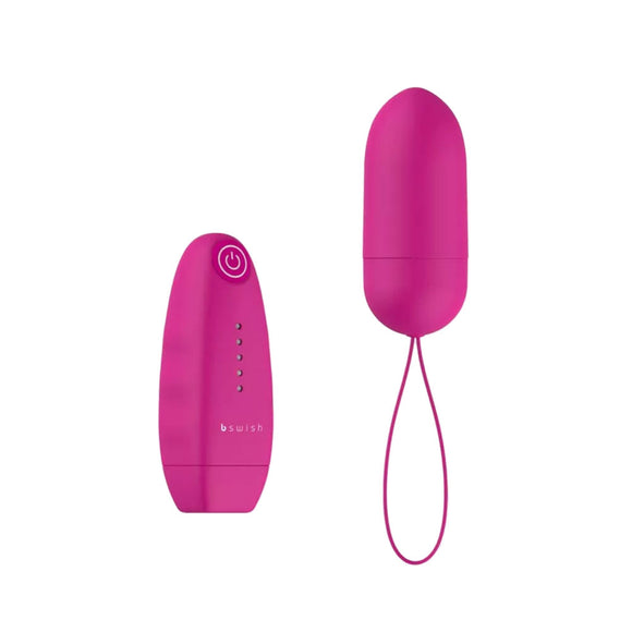 Bswish Bnaughty Classic Unleashed Bullet Remote Control Pink Egg Vibrator Sex Toy