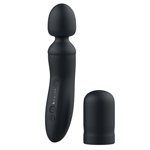 Bswish Bthrilled Premium Wand Massager Noir Vibrator USB Rechargeable Sex Toy