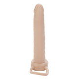 Calexotics Accommodator Dual Penetrator Ivory Dildo Strap On Double Anal Sex Toy