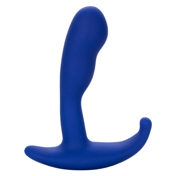 CalExotics Admiral Advanced Curved Anal Probe Blue Butt Plug 10 Speed USB Vibrator Sex Toy