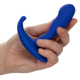 CalExotics Admiral Advanced Curved Anal Probe Blue Butt Plug 10 Speed USB Vibrator Sex Toy