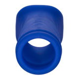 CalExotics Admiral Blue Liquid Silicone Wave Extension Penis Sleeve Ribbed Cock Sheath