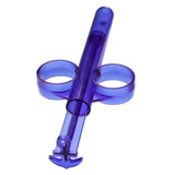CalExotics Admiral Lube Tube Reusable Lubricant Dispenser Blue Syringe Launcher