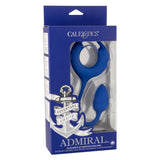 CalExotics Admiral Plug & Play Blue Silicone Cock Ring Vibrator Weighted Anal Egg Probe USB Sex Toy