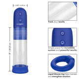 CalExotics Admiral Rock Hard Penis Pump Kit Automatic Air Suction USB Rechargeable Set