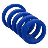CalExotics Admiral Xtreme Cock Cage Soft Blue Silicone Penis Erection Multi Ring Orgasm Enhancer