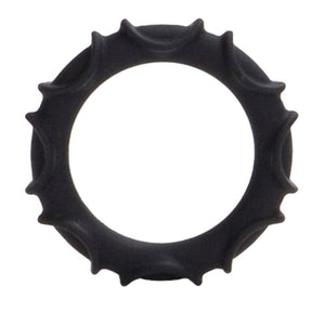 CalExotics Atlas Silicone Cock Ring Penis Erection Band Ribbed Stretchy Orgasm Enhancer