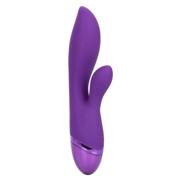 CalExotics Aura Dual Lover Rabbit Vibrator Purple Bunny Stimulator Waterproof USB Rechargeable Sex Toy