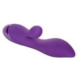 CalExotics Aura Dual Lover Rabbit Vibrator Purple Bunny Stimulator Waterproof USB Rechargeable Sex Toy
