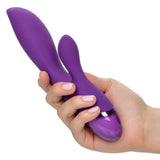 CalExotics Aura Dual Lover Rabbit Vibrator Purple Bunny Stimulator Waterproof USB Rechargeable Sex Toy